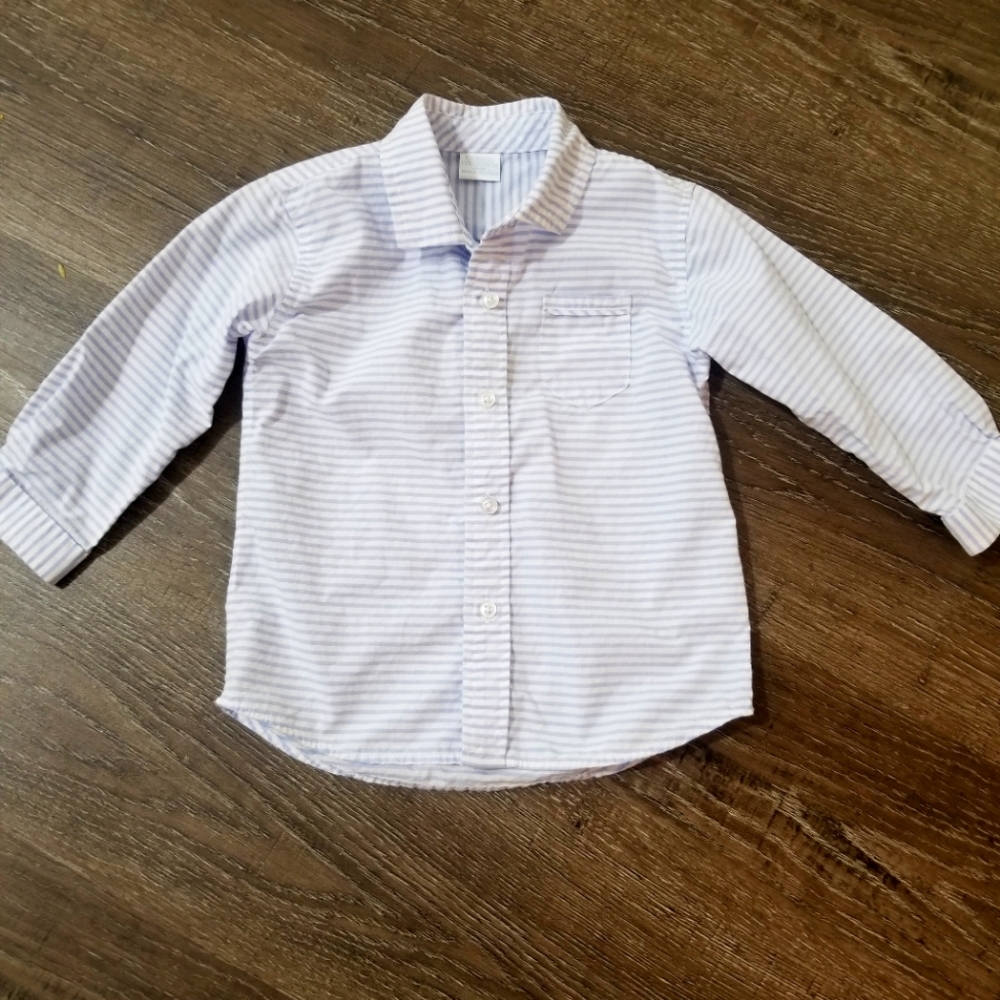 Edgehill Collection Toddler Boy's Long sleeve dress shirt